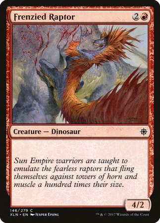 Frenzied Raptor [Ixalan] | Black Swamp Games