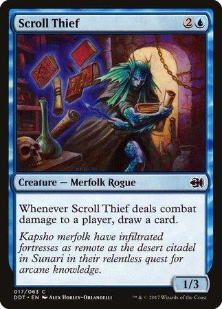 Scroll Thief [Duel Decks: Merfolk vs. Goblins] | Black Swamp Games