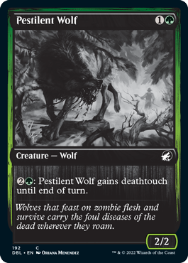 Pestilent Wolf [Innistrad: Double Feature] | Black Swamp Games