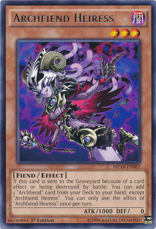 Archfiend Heiress [MP14-EN082] Rare | Black Swamp Games