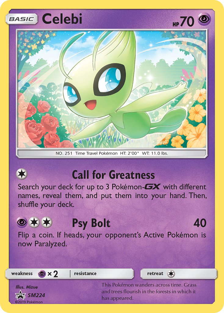Celebi (SM224) [Sun & Moon: Black Star Promos] | Black Swamp Games