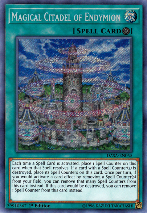 Magical Citadel of Endymion [DASA-EN055] Secret Rare | Black Swamp Games