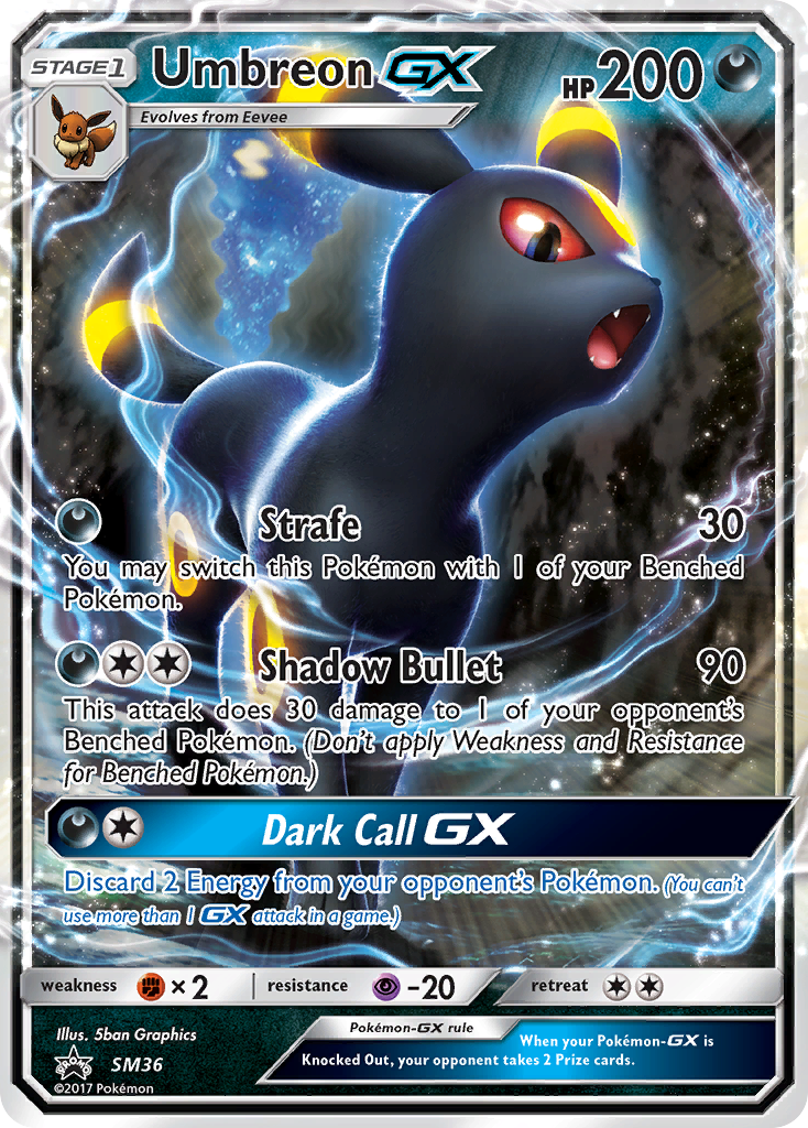 Umbreon GX (SM36) [Sun & Moon: Black Star Promos] | Black Swamp Games