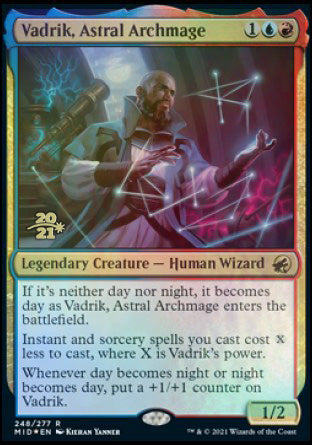 Vadrik, Astral Archmage [Innistrad: Midnight Hunt Prerelease Promos] | Black Swamp Games