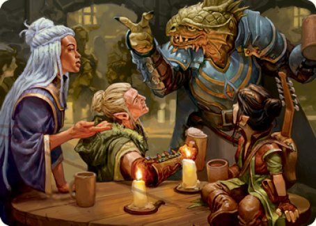 You Meet in a Tavern Art Card [Dungeons & Dragons: Adventures in the Forgotten Realms Art Series] | Black Swamp Games