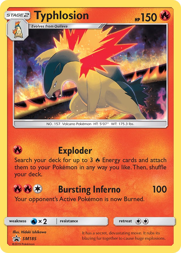 Typhlosion (SM185) [Sun & Moon: Black Star Promos] | Black Swamp Games