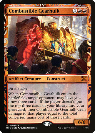 Combustible Gearhulk [Kaladesh Inventions] | Black Swamp Games