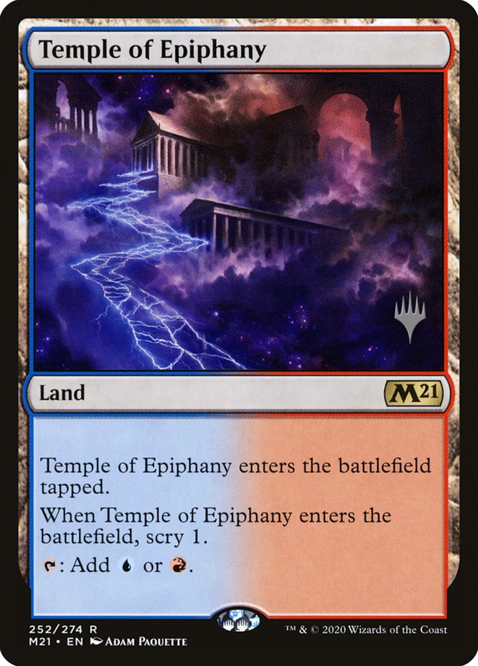 Temple of Epiphany (Promo Pack) [Core Set 2021 Promos] | Black Swamp Games