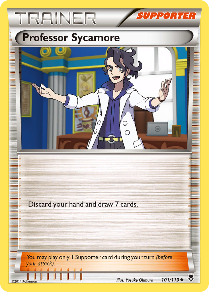 Professor Sycamore (101/119) [XY: Phantom Forces] | Black Swamp Games