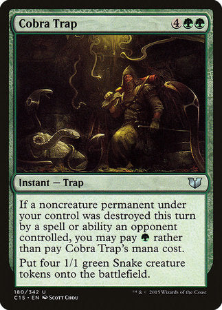 Cobra Trap [Commander 2015] | Black Swamp Games