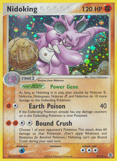 Nidoking (8/112) [EX: FireRed & LeafGreen] | Black Swamp Games