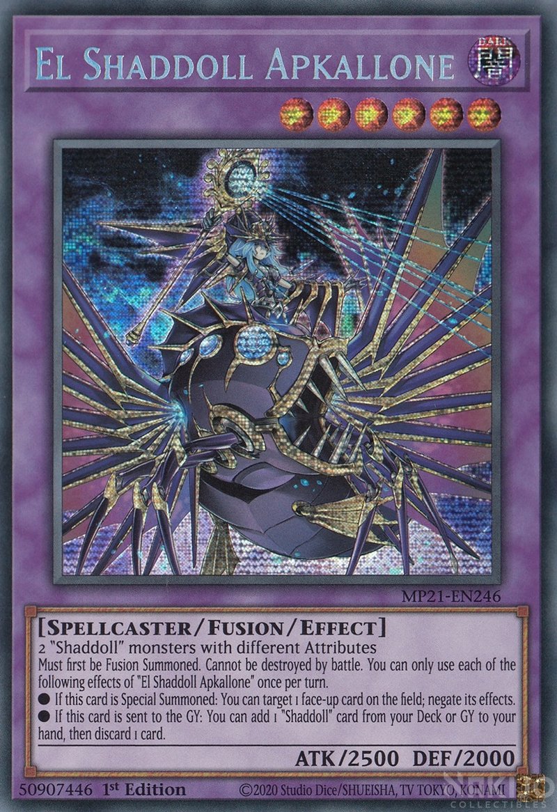 El Shaddoll Apkallone [MP21-EN246] Prismatic Secret Rare | Black Swamp Games