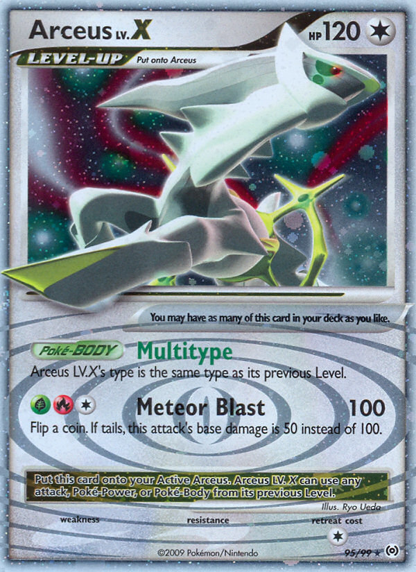 Arceus LV.X (95/99) [Platinum: Arceus] | Black Swamp Games