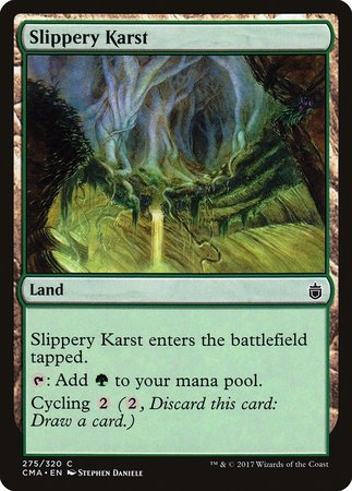 Slippery Karst [Commander Anthology] | Black Swamp Games