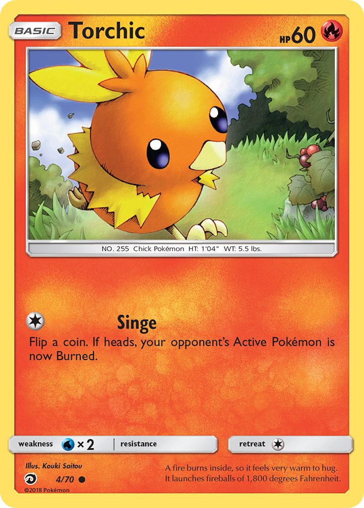 Torchic (4/70) [Sun & Moon: Dragon Majesty] | Black Swamp Games