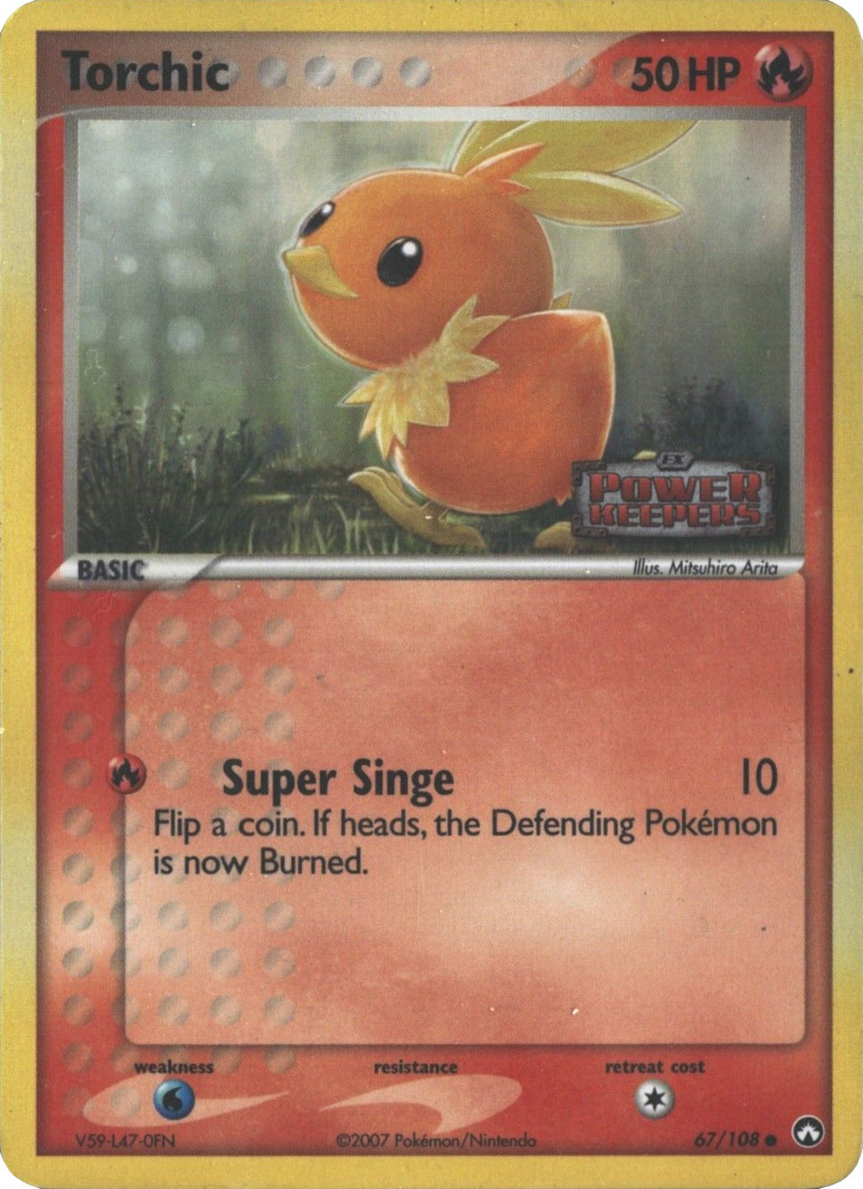 Torchic (67/108) (Stamped) [EX: Power Keepers] | Black Swamp Games