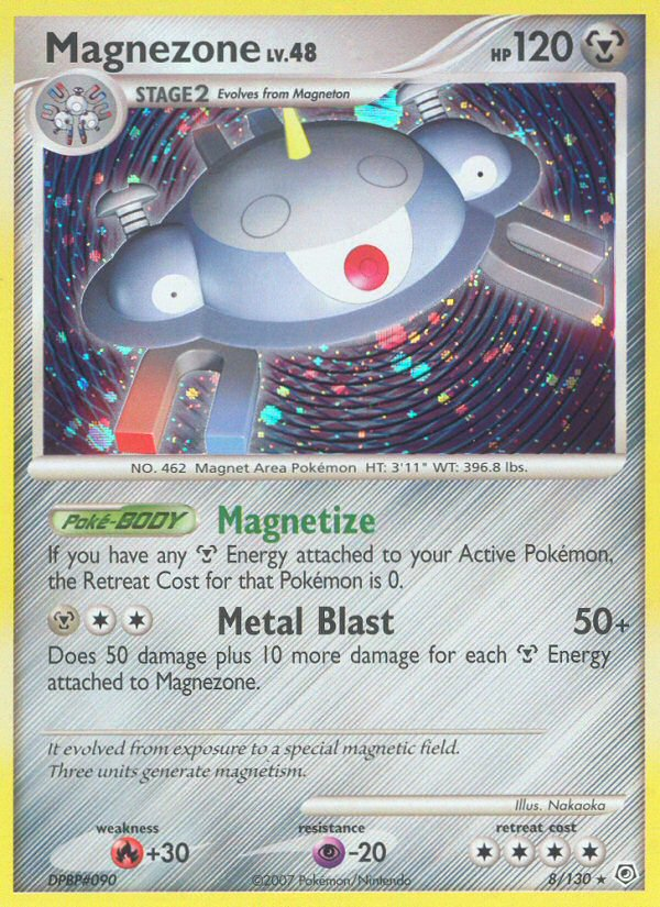 Magnezone (8/130) [Diamond & Pearl: Base Set] | Black Swamp Games