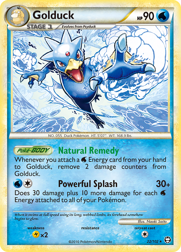 Golduck (22/102) [HeartGold & SoulSilver: Triumphant] | Black Swamp Games