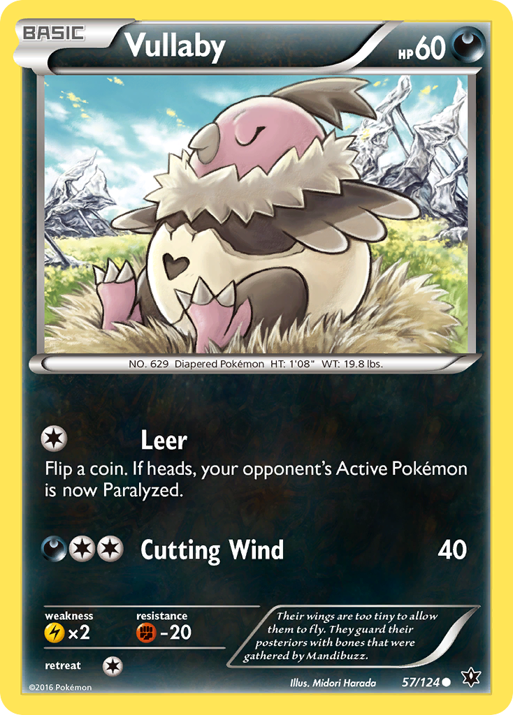 Vullaby (57/124) [XY: Fates Collide] | Black Swamp Games