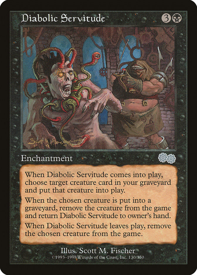 Diabolic Servitude [Urza's Saga] | Black Swamp Games