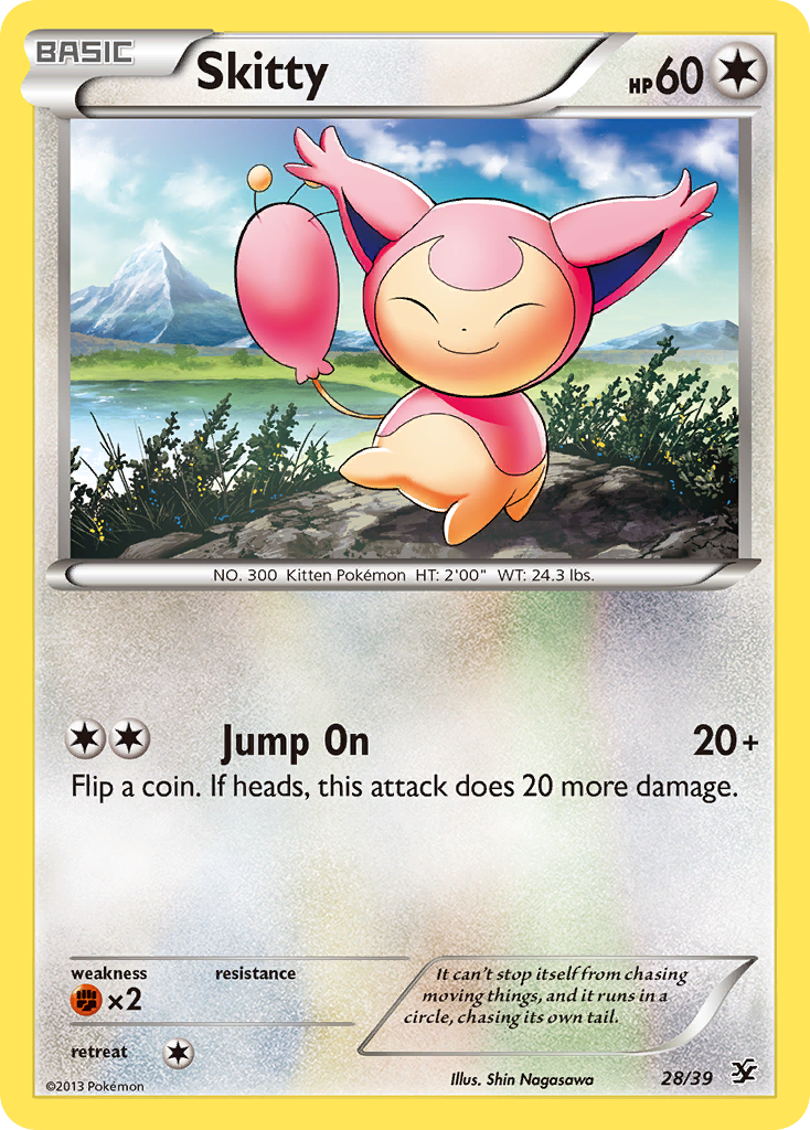 Skitty (28/39) [XY: Kalos Starter Set] | Black Swamp Games