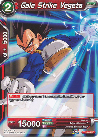 Gale Strike Vegeta [TB1-005] | Black Swamp Games