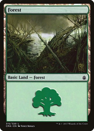 Forest (315) [Commander Anthology] | Black Swamp Games
