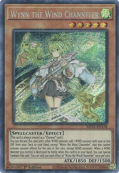 Wynn the Wind Channeler [MP21-EN158] Prismatic Secret Rare | Black Swamp Games