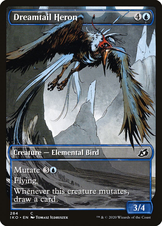 Dreamtail Heron (Showcase) [Ikoria: Lair of Behemoths] | Black Swamp Games