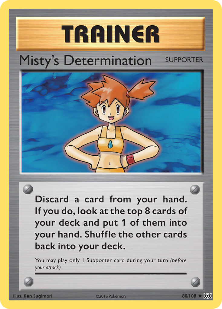 Misty's Determination (80/108) [XY: Evolutions] | Black Swamp Games
