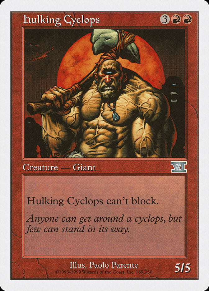 Hulking Cyclops [Classic Sixth Edition] | Black Swamp Games