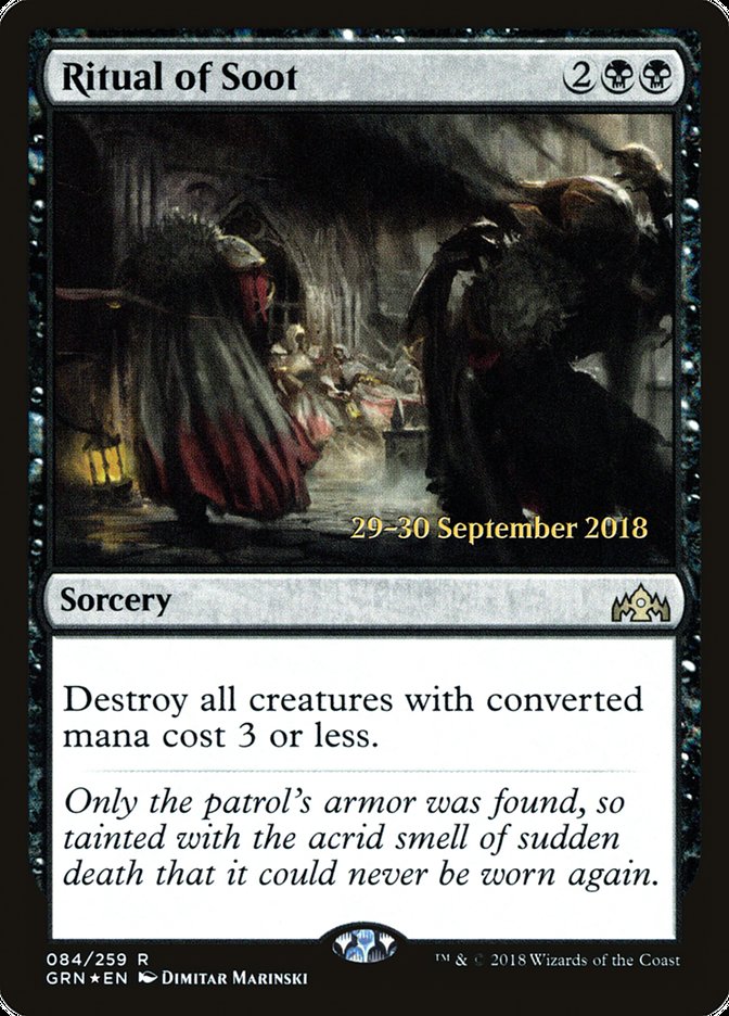 Ritual of Soot  [Guilds of Ravnica Prerelease Promos] | Black Swamp Games