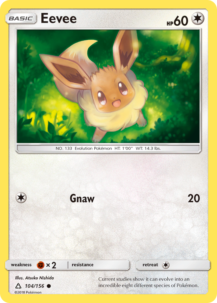 Eevee (104/156) [Sun & Moon: Ultra Prism] | Black Swamp Games