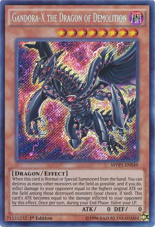 Gandora-X the Dragon of Demolition [MVP1-ENS49] Secret Rare | Black Swamp Games