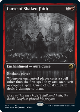 Curse of Shaken Faith [Innistrad: Double Feature] | Black Swamp Games