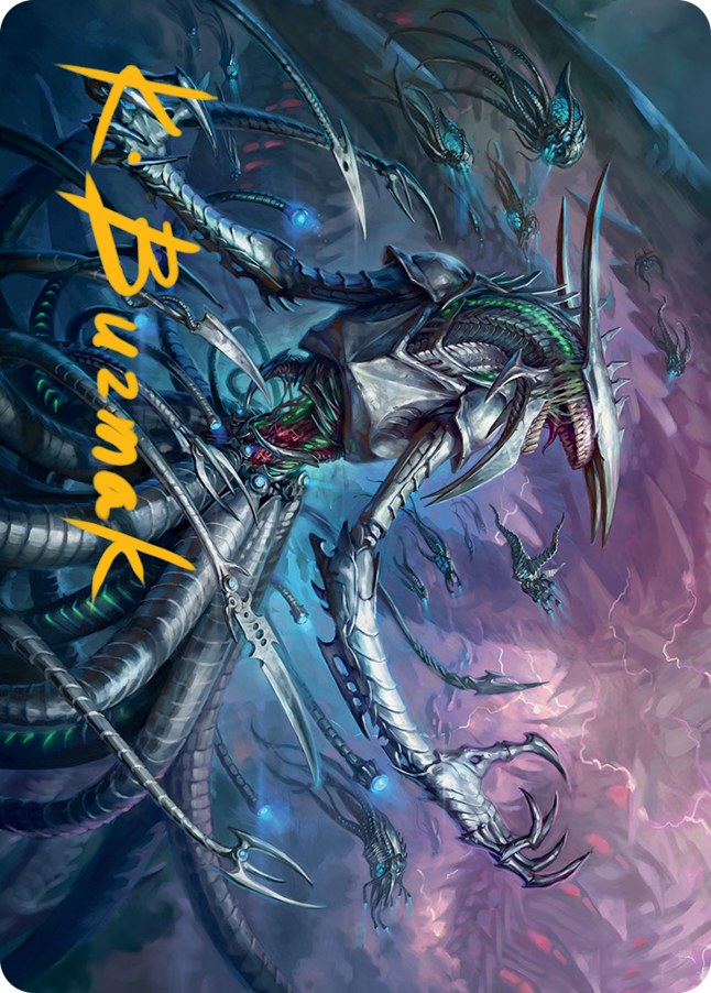 Jin-Gitaxias Art Card (Gold-Stamped Signature) [March of the Machine Art Series] | Black Swamp Games