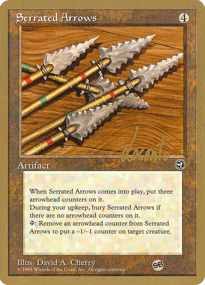 Serrated Arrows (Michael Loconto) (SB) [Pro Tour Collector Set] | Black Swamp Games