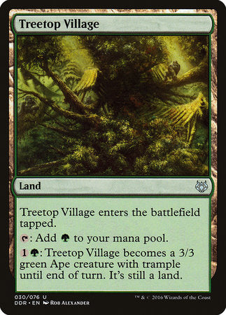 Treetop Village [Duel Decks: Nissa vs. Ob Nixilis] | Black Swamp Games