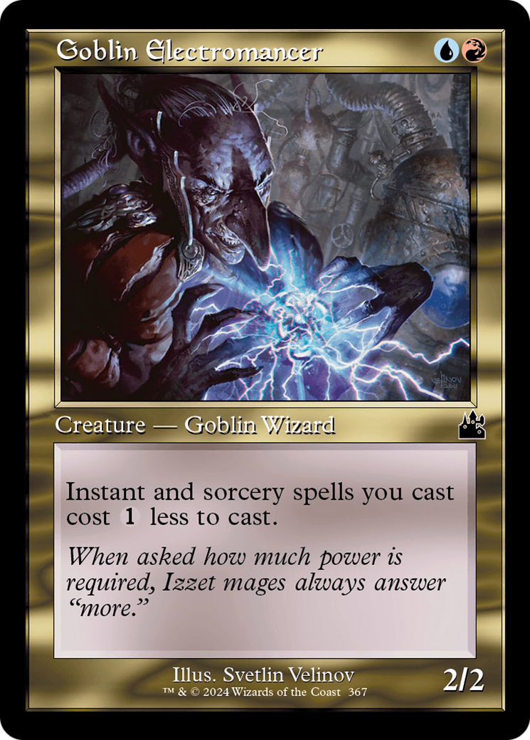 Goblin Electromancer (Retro Frame) [Ravnica Remastered] | Black Swamp Games