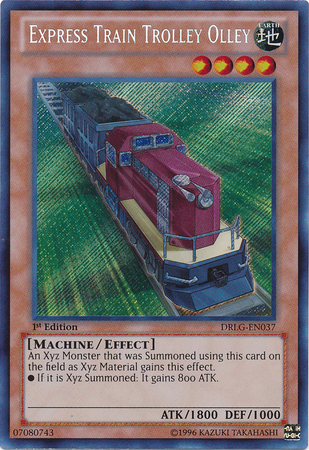 Express Train Trolley Olley [DRLG-EN037] Secret Rare | Black Swamp Games