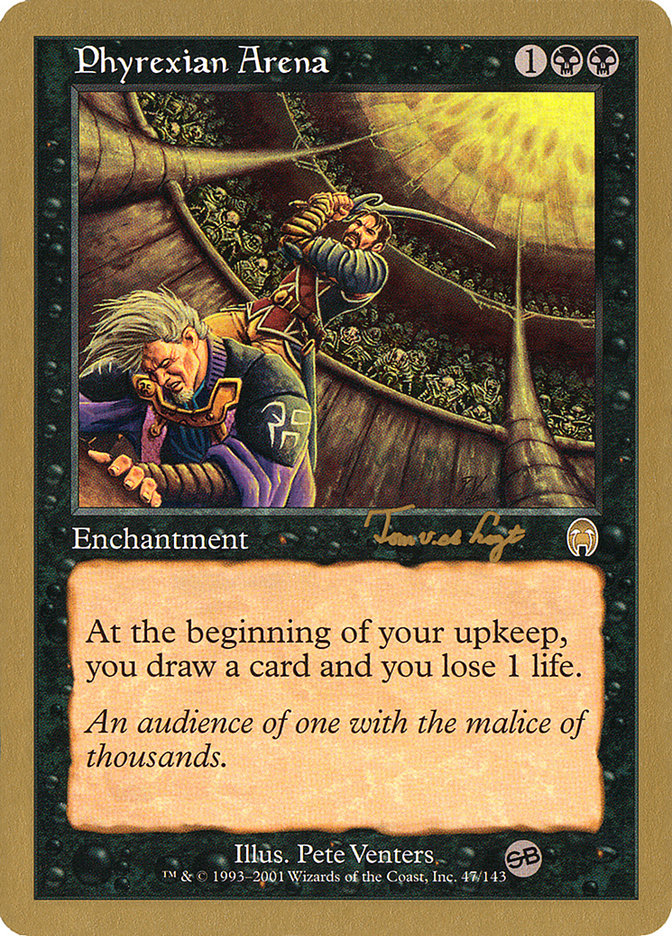 Phyrexian Arena (Tom van de Logt) (SB) [World Championship Decks 2001] | Black Swamp Games
