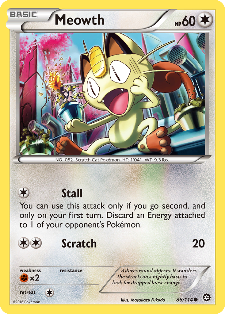 Meowth (88/114) [XY: Steam Siege] | Black Swamp Games