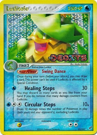 Ludicolo (10/107) (Stamped) [EX: Deoxys] | Black Swamp Games