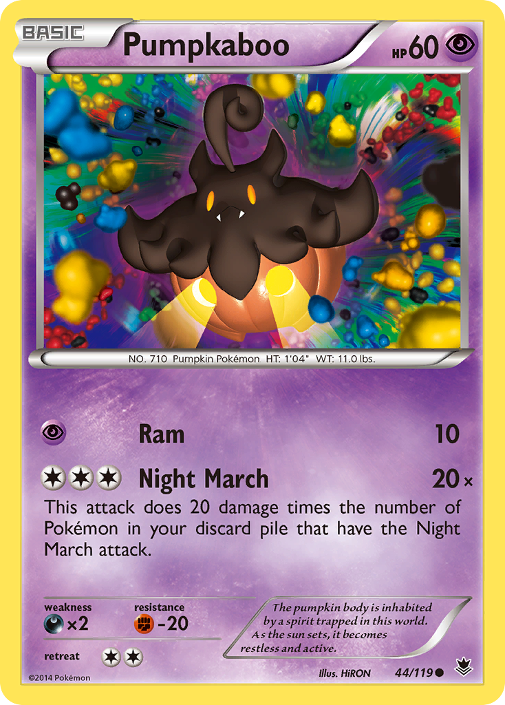 Pumpkaboo (44/119) [XY: Phantom Forces] | Black Swamp Games