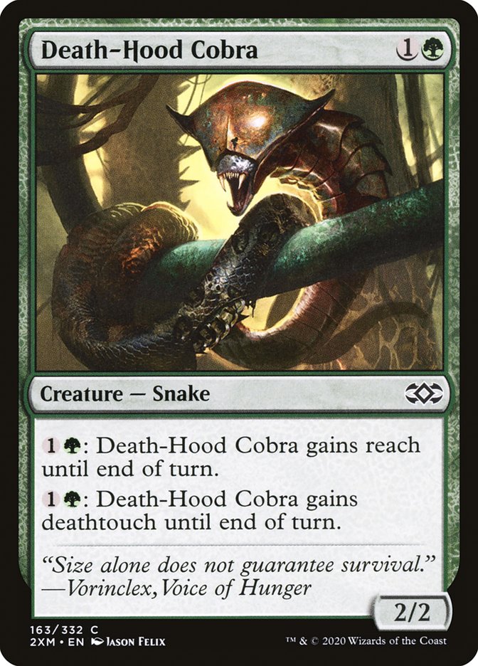 Death-Hood Cobra [Double Masters] | Black Swamp Games