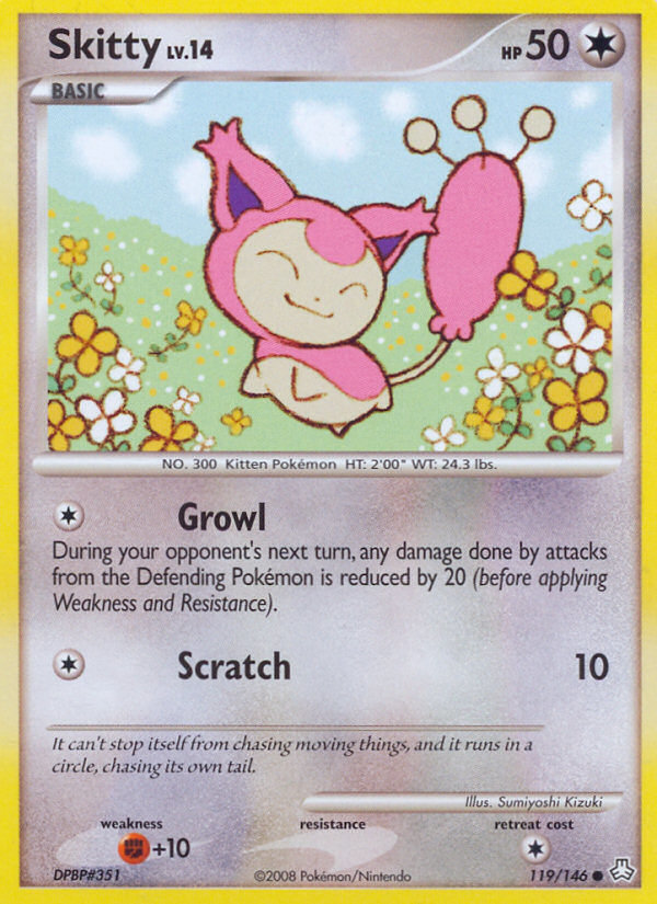 Skitty (119/146) [Diamond & Pearl: Legends Awakened] | Black Swamp Games