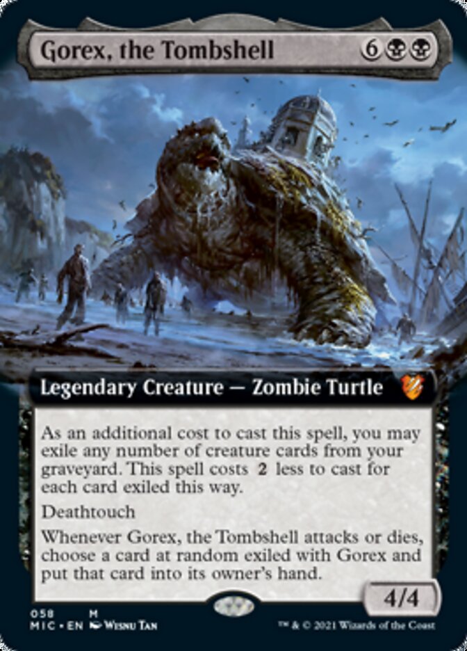 Gorex, the Tombshell (Extended) [Innistrad: Midnight Hunt Commander] | Black Swamp Games