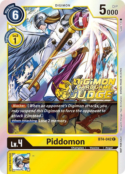 Piddomon [BT4-042] (Judge Pack 1) [Great Legend Promos] | Black Swamp Games