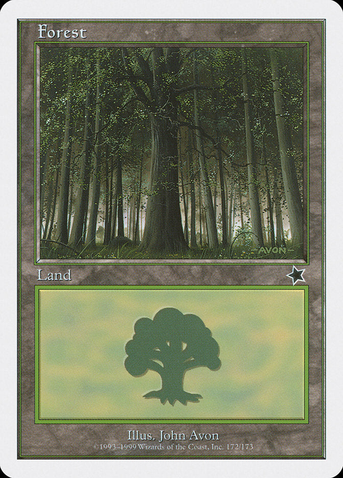 Forest (172) [Starter 1999] | Black Swamp Games
