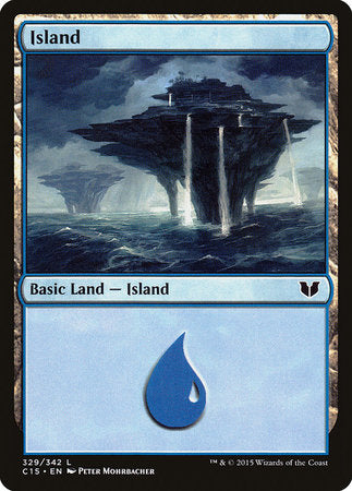 Island (329) [Commander 2015] | Black Swamp Games